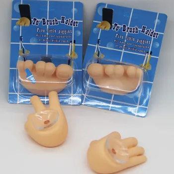 

Mobile Phone Sucker OK Little Hand Little Feet Sucker Holder Toothbrush Holder Bathroom Pendant Car Data Cable Cord Manager