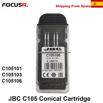 

JBC C105 Soldering Cartridges Conical Tip C105101 C105103 C105106 For NT105 Handle For CD-2SE Soldering Station PCB Repair Tools