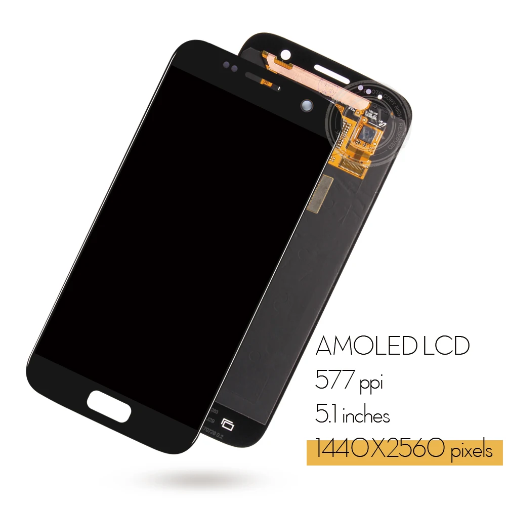 AMOLED/OLED для Samsung Galaxy S7 G930 ЖК дисплей сенсорный дигитайзер сенсор стекло в сборе G930F