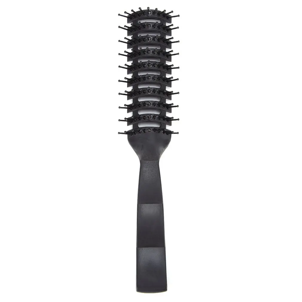 Massage Scalp Comb Men Anti-Static Ribs Comb Profession Vent Heated Styling Comb Oil Head Hairdressing Tool