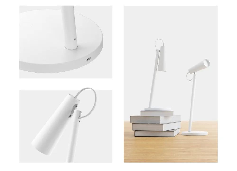 Newest Xiaomi Mijia Charging Desk Lamp 2000mAh USB Rechargable Portable Table 3 Grade Modes Dimming Reading Night Light (6)