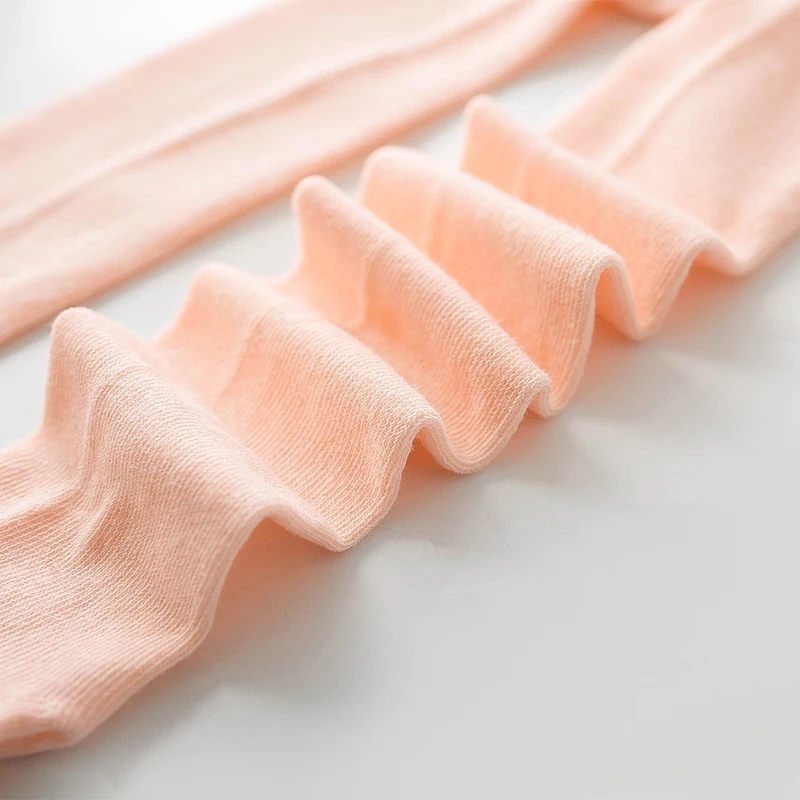 0-8 Yrs Children Cotton Baby Girls Pantyhose Spring Autumn Winter Bowknot Tights Kids Infant Knitted Collant Tights knit tights girls pantyhose children stockings
