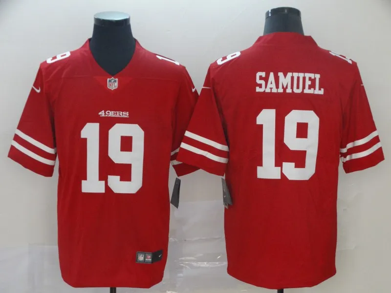 2 Stitiched, мужской Сан-Франсиско 1 49ers Deebo Samuel Jersey - Цвет: 2