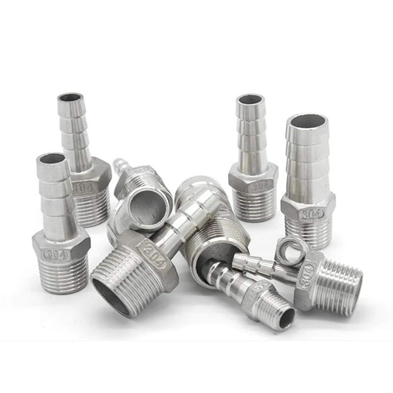1/8" 1/4" 3/8" 1/2" BSP Male Thread Pipe Fitting to 6 8 10 12mm ID Barb Hose Tail Reducer Fitting