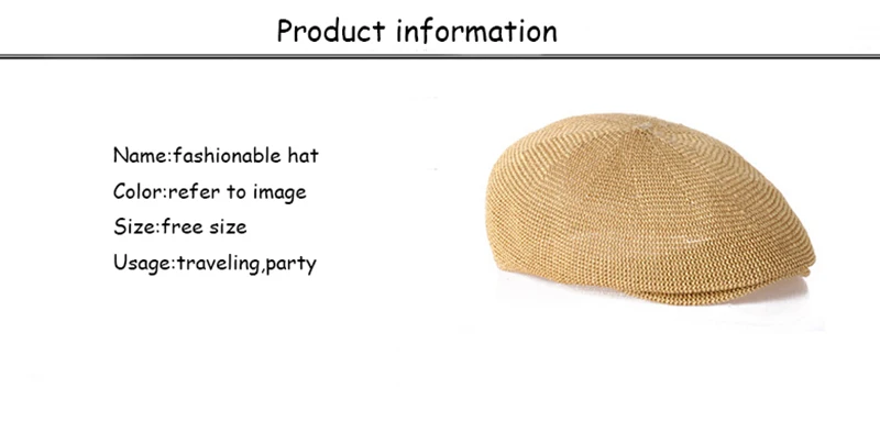 T-MAC Summer Hat Mens Berets Peaky Blinder Beret Homme Man Military Beret Mesh Dad hat Breathable Grass Yarn Sun Hats Flat Cap