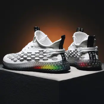 

Summer Colored Sole Mens Shoes Sports Shoes Sport Man Shoes Running Tennis Man Sneakers for The Men's Boty Men White Arena E-372