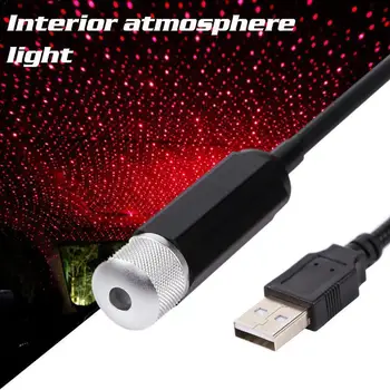 

1Pcs Ambient Lights Car Roof Lights Romantic USB Night Atmosphere Lamp Home Light Ceiling Decoration Light I1B3
