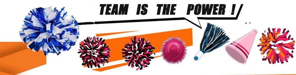 Description Picture 2 of item1PIECE,Custom Professional Cheerleader Pom Poms, Baton Handle, Metallic Blue Holographic, Holographic Silver, 3/4 "x 6"