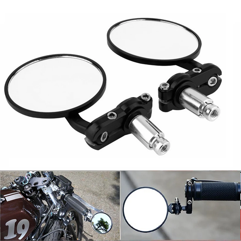Motorcycle Mirrors Bar End Mirror Rear View Handlebar For honda vtx 1800 sh 125 cb400 sf cb650r varadero 1300 | Автомобили и