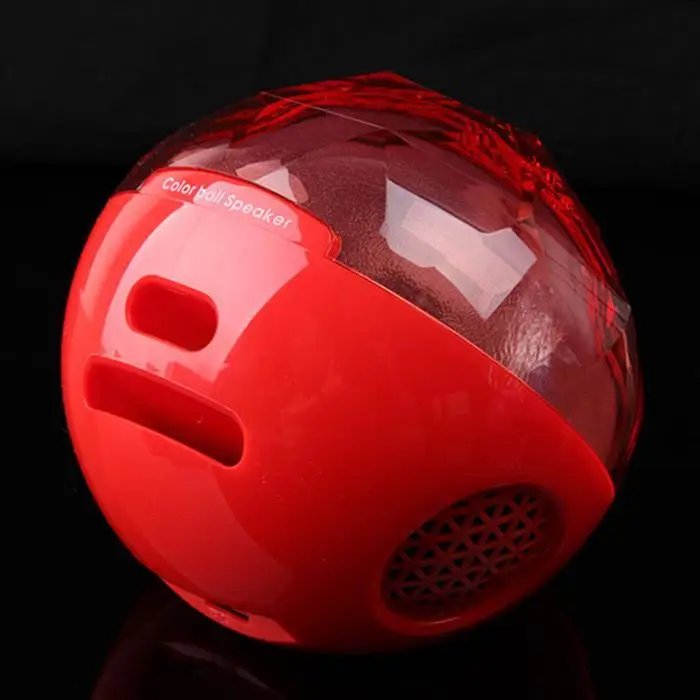 New Smartphone LED Colorful Lights Ball Portable Bluetooth Wireless Speaker