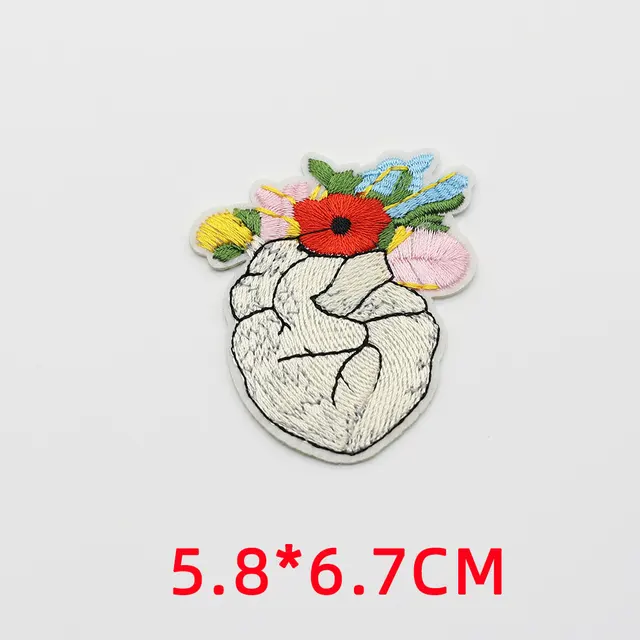 Alien Clothing Patch Embroidery Cloth Stick DIY Sewing Accessories Robot Badge Clothing Decal Decoration Iron Patch DY0522-5