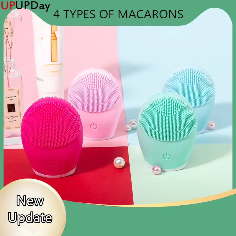 silicone face scrubber vibrating