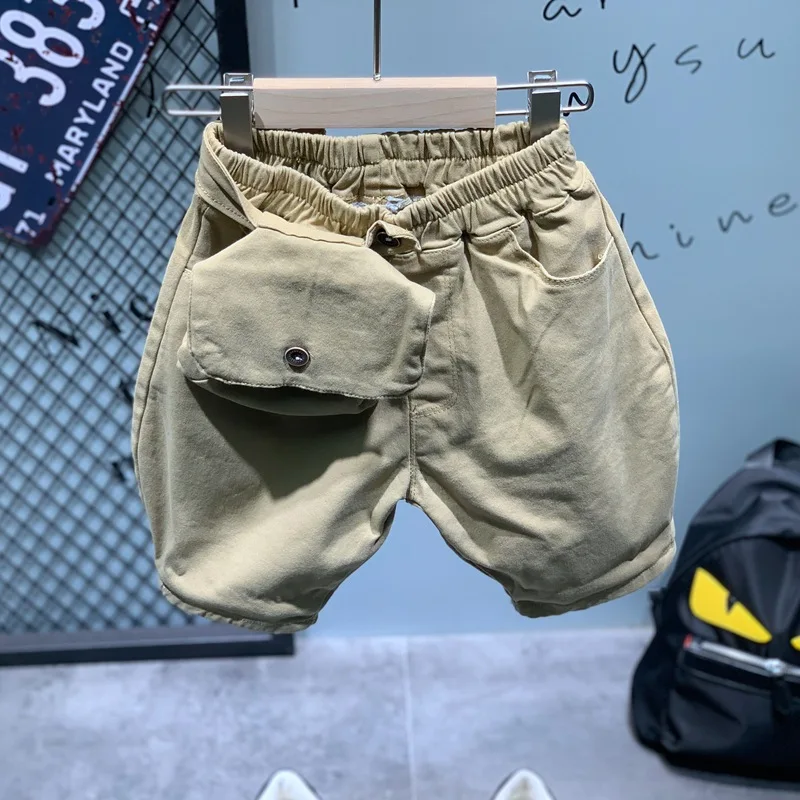 BOY'S Versatile Summer New Style Korean-style Wallet Big Ass 5 Pants Zhy838