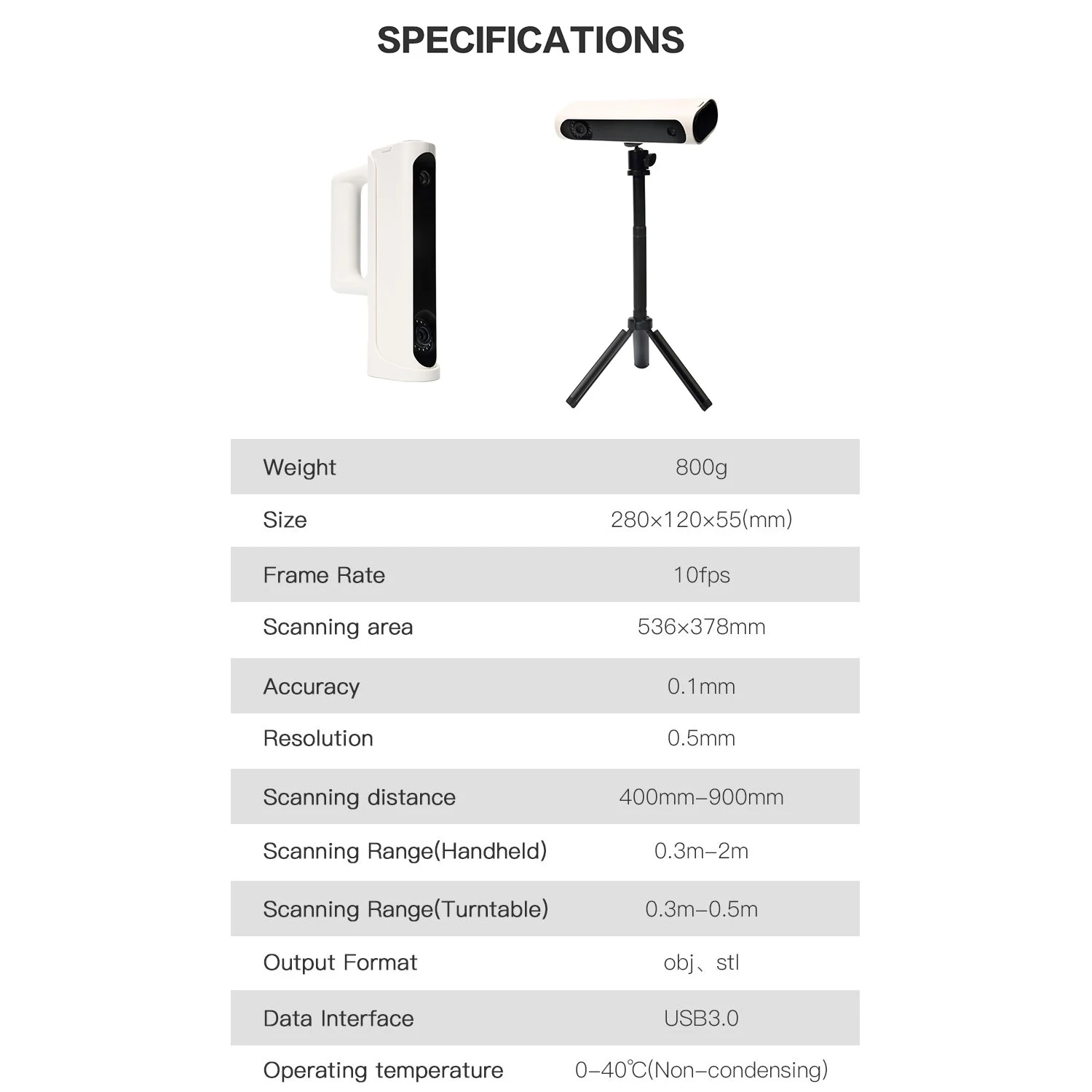 Original Creality CR-SCAN 01 3D Scanner 3D Modeling Scanner High Precision Support OBJ/STL Output with Turntable latest 3d printer