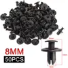 50pcs 6mm 7mm 8mm 9mm 40pcs 10mm Hole Car Bumper Plastic Rivets Trim Fastener Auto Door Trim Panel Grills Clips fit for Nissan ► Photo 3/6