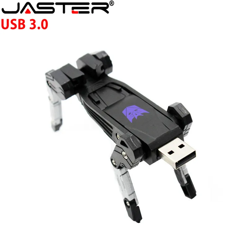 JASTER USB 3,0 пластиковая игрушка стиль U диск мультяшный персонаж usb флеш-накопитель трансфомер 4 Гб 64 ГБ 8 ГБ 16 ГБ 32 ГБ трансформационный робот