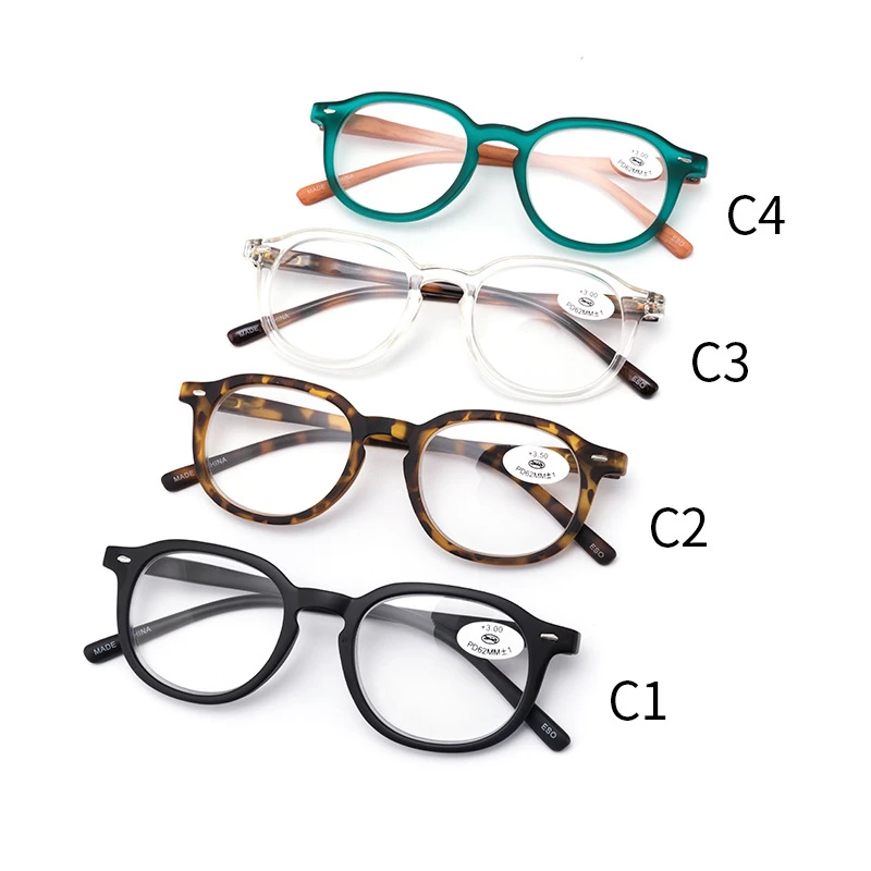 

OLNYLO Ultralight Fashion Classical Retro Reading Glasses Men Women Eyeglasses Presbyopia +1.0 1.5 2.0 2.5 3 3.5 4 Unisex