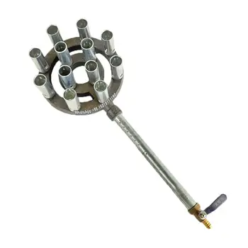 

12 hole household gas stove,portable burner,desktop outdoor gas stove,high pressure fire burner,pan burner,barbecue gas stove