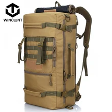 

WINCENT Waterproof Outdoor Bag50l Army Tactical Military Backpack Camo Trekking Travel Bag Unisex Camping Hunting Rucksack