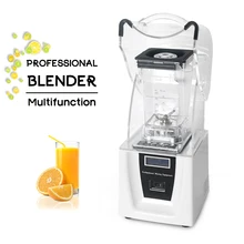 ITOP Commercial 1.5L Blender Mixers With Sound Cover Powerful Juicer Mixer Ice Crusher Smoothies Maker Blender Food Processors itop commercial professional juicer ice crusher blender multifunctional kitchen appliance food mixer