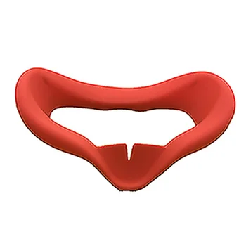 

Soft Anti-Sweat Silicone Eye Mask Cover for Oculus Quest VR Glasses Unisex Anti-Leakage Light Blocking Face Eye Cover Pad(Red)