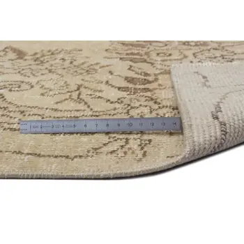 

Handmade Beige Vintage English English Area Rug 174x286 Cm-5'9''X9'5''