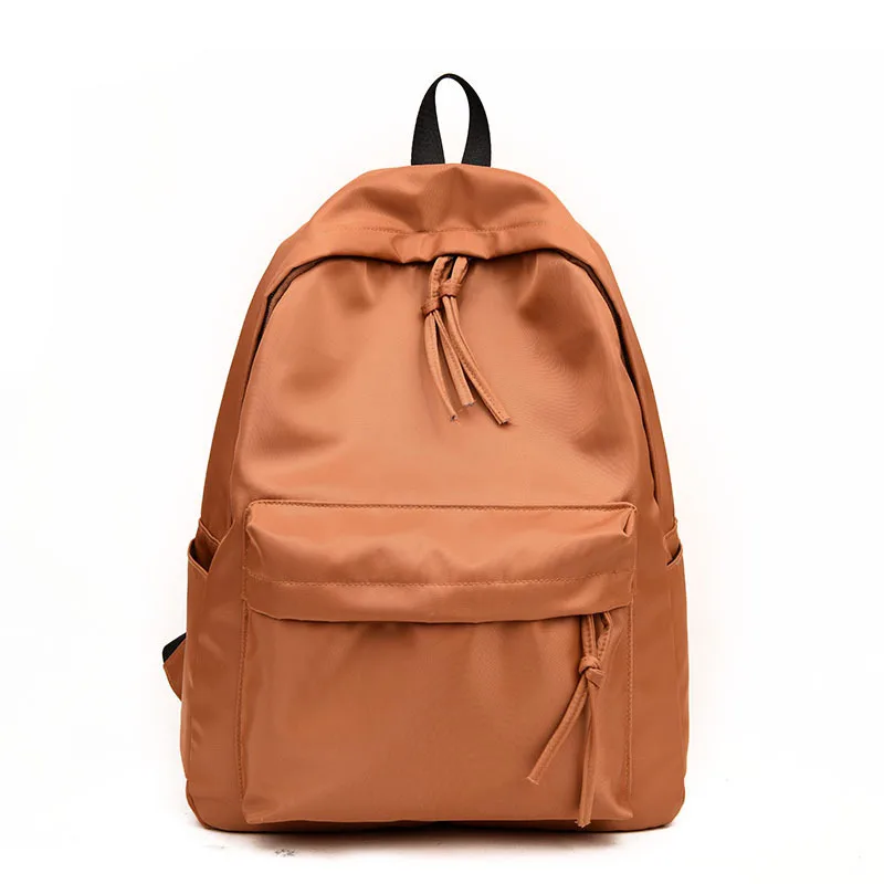 

Ougger Women's Sports Bags Big Preppy Style Backpack for Men Orange Oxford Latest Model Simple Large Capacity Bag for School