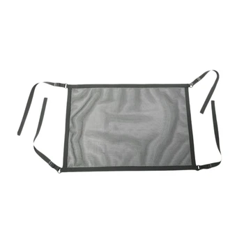 

Car Ceiling Storage Net Pocket-Universal Car Roof Interior Cargo Net Bag with Zipper,Car Trunk Storage Adjustable Sundries Stora