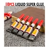 10pcs Liquid Super Glue Wood Rubber Metal Glass Cyanoacrylate Adhesive Stationery Store Nail Gel 502 Instant Strong Bond Leather ► Photo 1/5