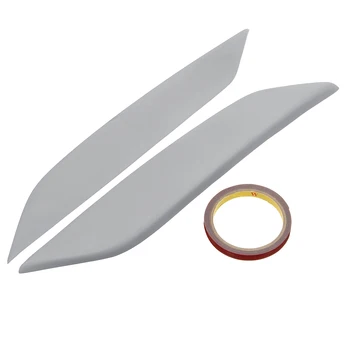 

Hot 2PCS Car Unpainted Eyelid Eyebrows Headlight Cover For Nissan 2003-2008 350Z