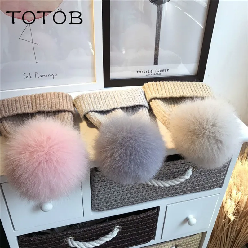 

Big wool ball wool hat female autumn and winter wool hat Korean wool velvet knitted hat casual wild warm fox fur ball cap