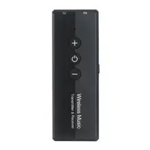 Bluetooth 5,0 передатчик приемник беспроводной адаптер стерео аудио 3,5 мм Aux Jack адаптеры для домашнего ТВ ПК автомобиля