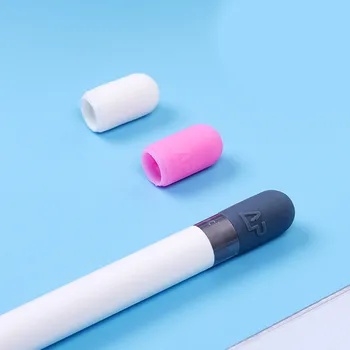 

Besegad 3PCS Fashion Simple Silicone Replacement Caps Cover Case fundas Stand for iPad Pro Apple Pencil iPencil Accessories