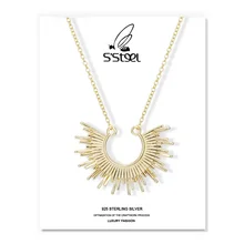 

Necklaces Pendants 925 Sterling Silver Boho Gold Chain Necklace Loves Colares Compridos Collana Donna Bijoux Femme Takı Jewelry