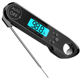 

FM004 Professional Waterproof Digital Food Thermometer Pyrometer with Folding Foldable Probe for Kitchen Food Cooking