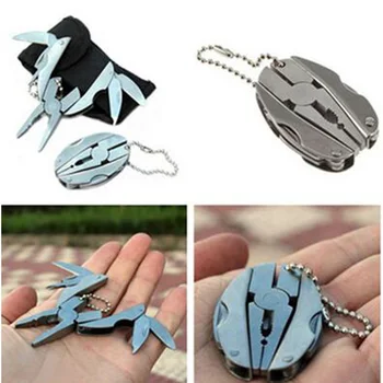 

Screwdriver Keychain Folding Plier Edc Tool Gear Travel Kit Stainless Steel Portable Multifunction For Outdoor Bushcraft Camping