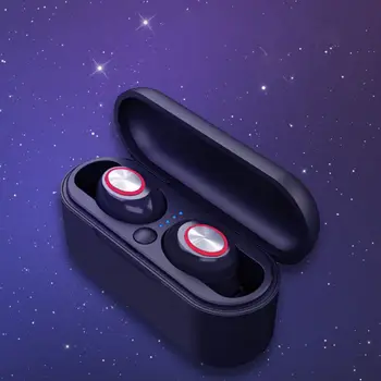 

Hot Sale Ergonomic Design Bluetooth 5.0 Wireless Earbuds Stereo Sound Headphones Durable With Mic Charging Case For Running