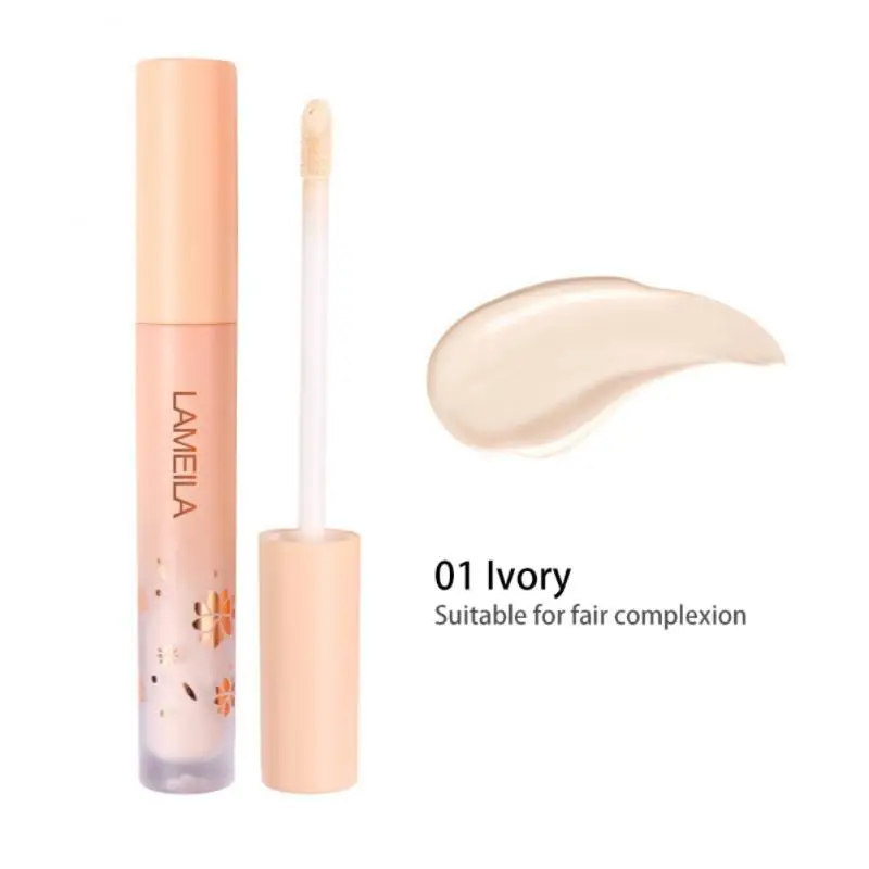 3 Colors Liquid Concealer High Covering  Moisturizing Oil Control Foundation Invisible Pores Dark Circles Freckle Face Makeup