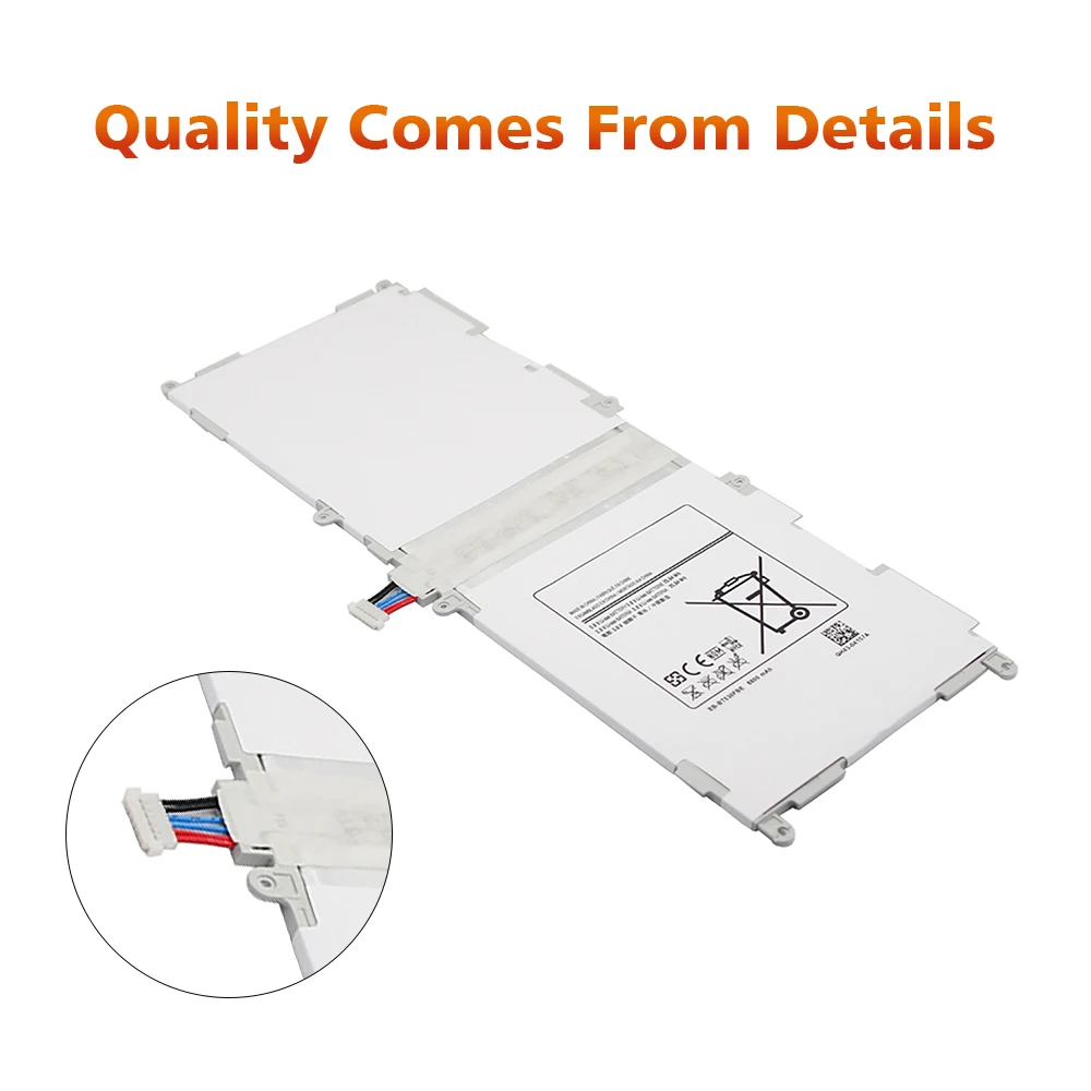 Аккумулятор для samsung T530 EBBT530FBU 6800 мАч для samsung Galaxy Tab 4 SMT530 T531 T535