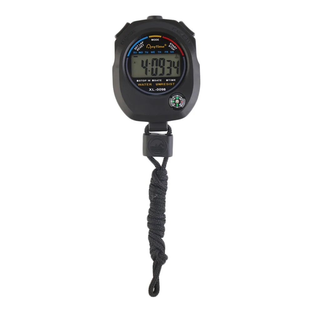 

Waterproof Sports Stopwatch Professional Handheld Digital LCD Sports Stopwatch Chronograph Counter Timer with Strap