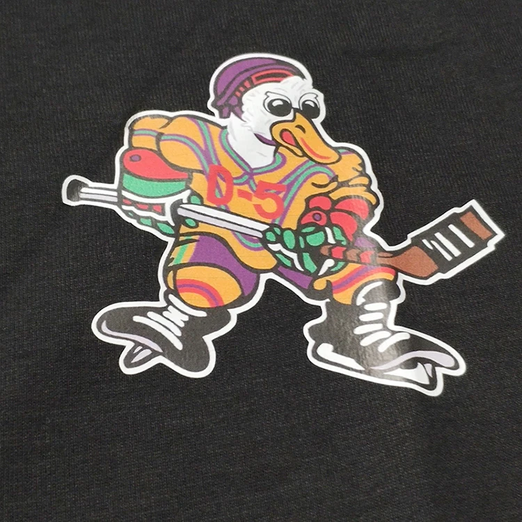 Футболка Mighty Ducks, летняя рубашка с рукавами, цвет черный, белый, размер S-3XL, без рисунка
