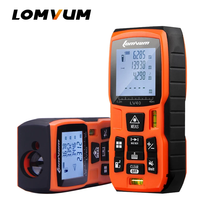 

LOMVUM 100m Laser Rangefinder Digital Laser Distance Meter battery-powered laser range finder tape distance measurer