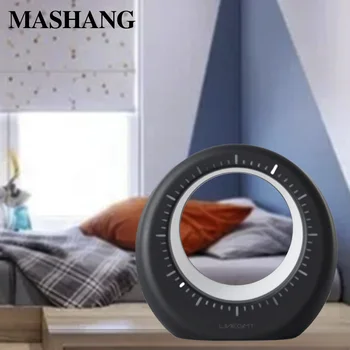 

Creative LED Moon Alarm Clock Night Light USB Charging Bedside Bedroom Decoration Adjusting Brightness Energy Saving Lighting