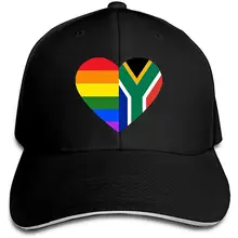 Мужская и Женская Бейсболка LGBT с радужным южно-африканским флагом