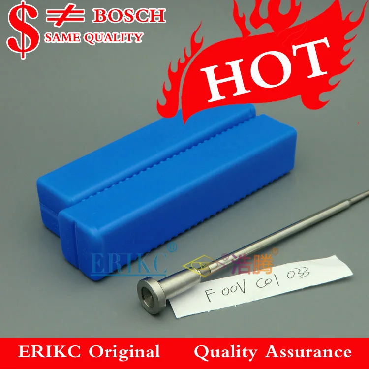 Control valve F OOV C01 033 ERIKC diesel CR common rail injector valve 033 F 00V C01 hydraulic control valve F00VC01033