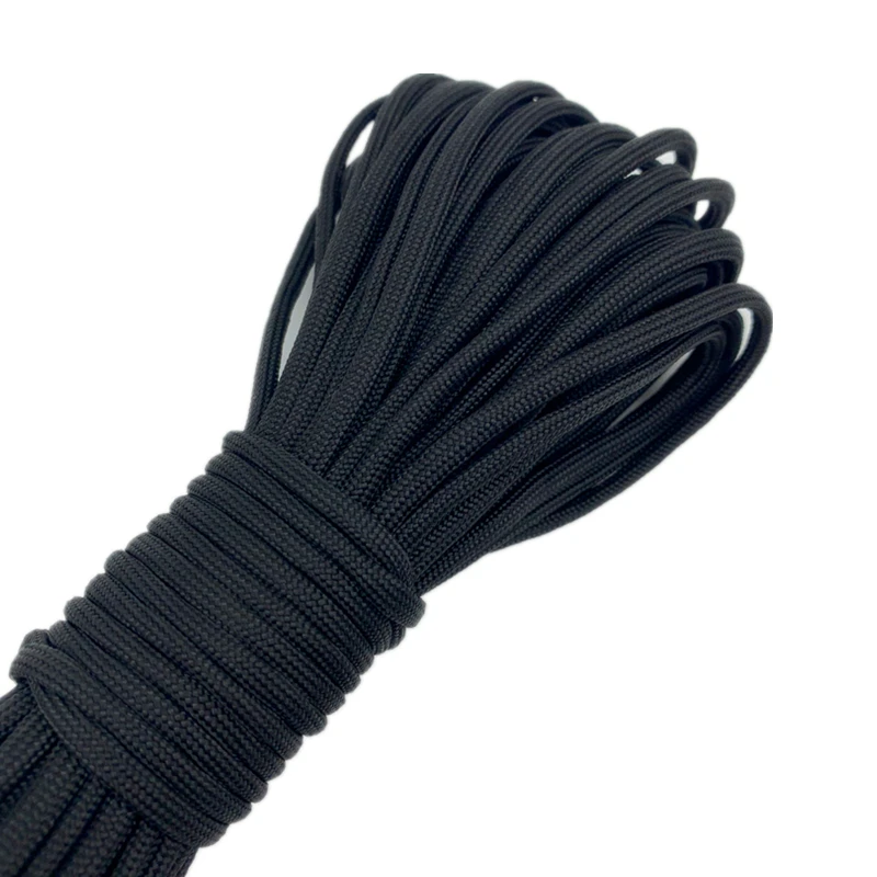 0.5/0.8/1.0/1.5/2.0/4mm 10yards Parachute Cord DeepRed Rope Lanyard Climbing Camping Survival Equipment Paracord Bracelet