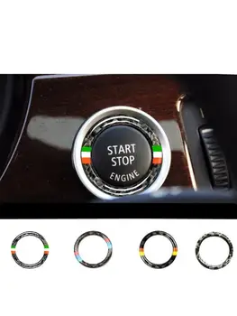 

Car Engine Start/Stop Button Carbon Fibre Decor Ring for E90 E92 E93 2009-2012 B36B