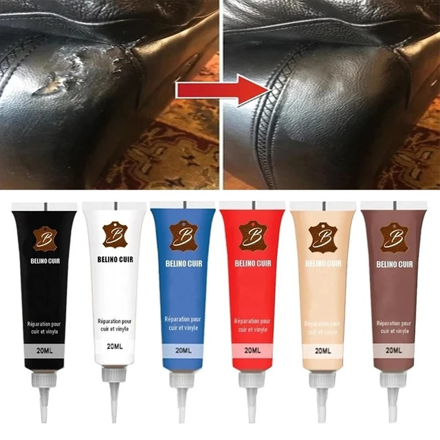 Acheter Gel de réparation du cuir, 20ml, siège de voiture, maison,  réparation complémentaire du cuir, réparation de couleur, pâte crème de  rénovation, nettoyant pour cuir