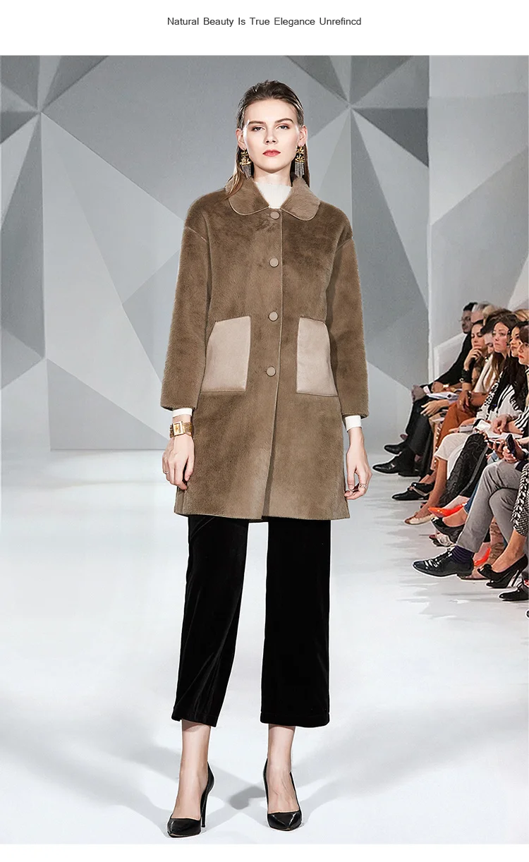 New Winter Luxury Designer Women Fashion Wool Single-breasted Pockets Overcoat Thicken Warm Runway Long Jacket Coats Femme