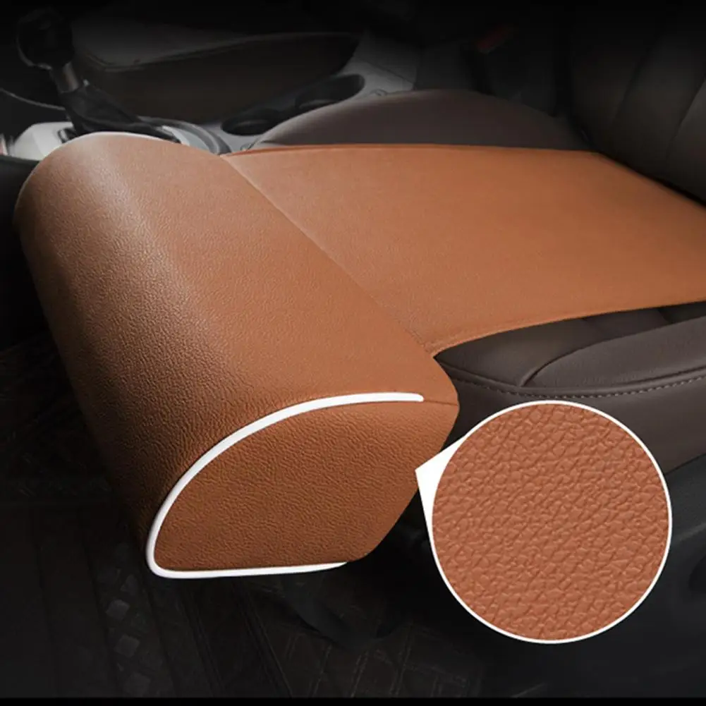 UniversalFauxLeatherCarSeatLegThighSupportCushionPillow
